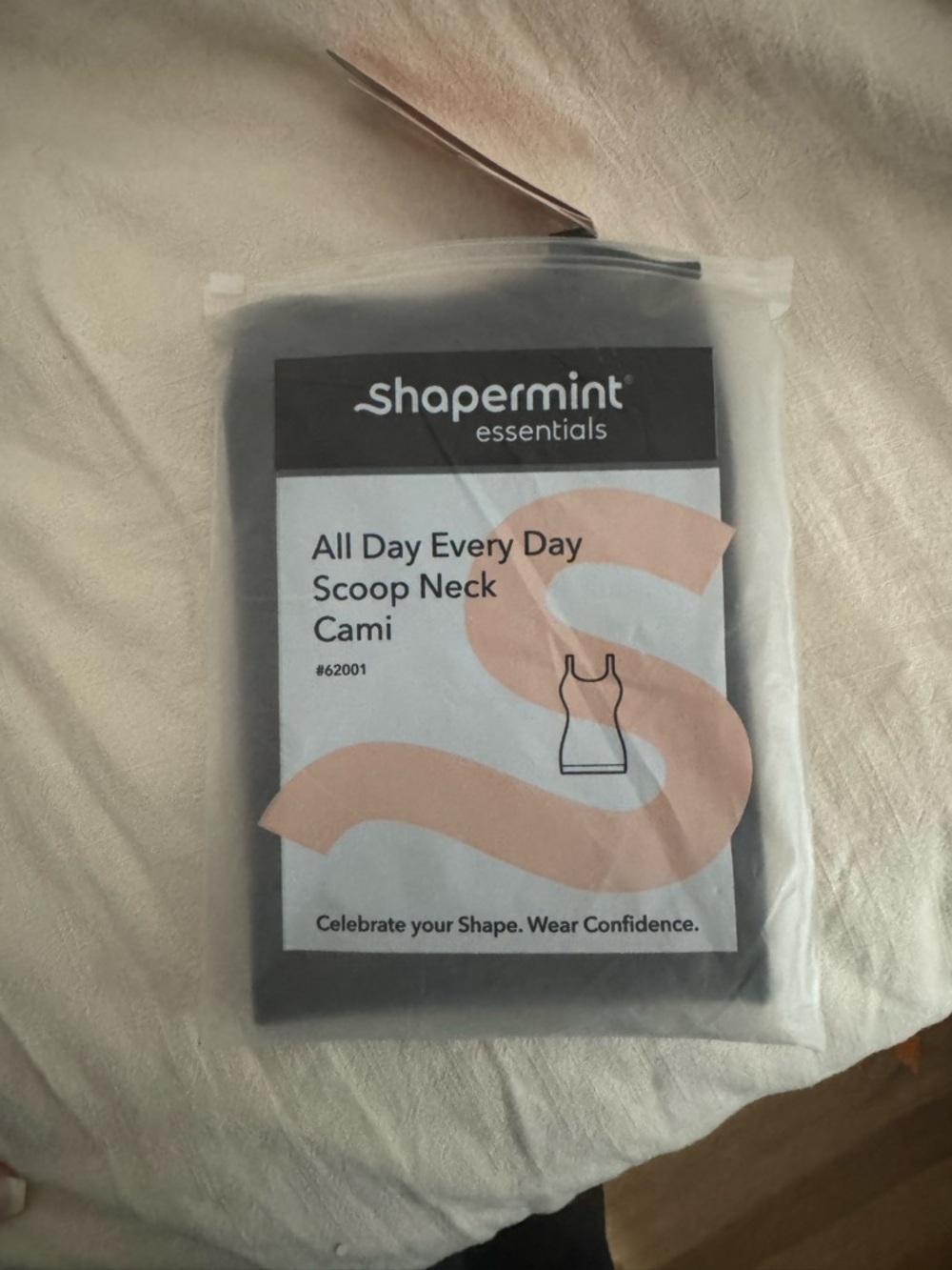 Shapermint Black Scoop Neck Cami - 3XL
